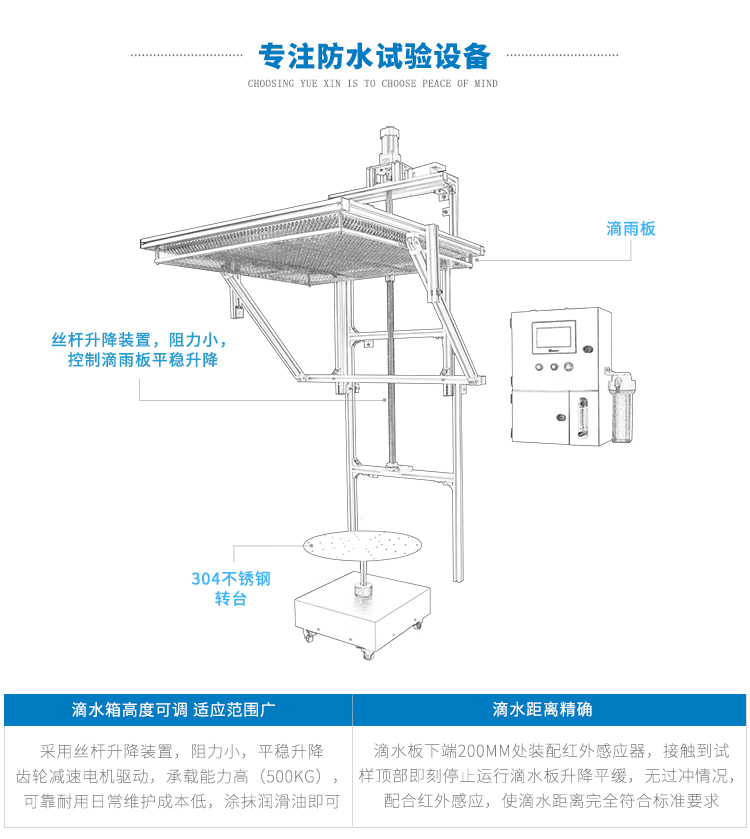 ipx12滴水試驗裝設(shè)備